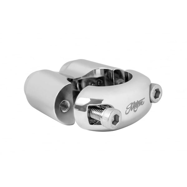 Motone Dual Micro Switch Button Housing - One Inch Handlebar - Chrome