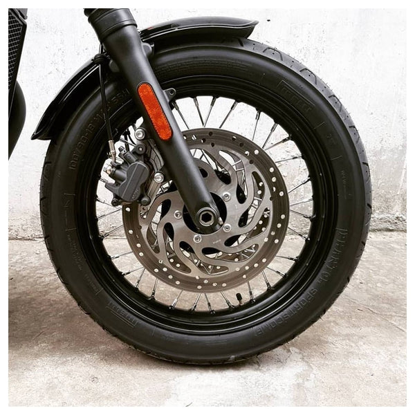 Motone Duckbill Front Mudguard/Fender - Gloss Black - AC