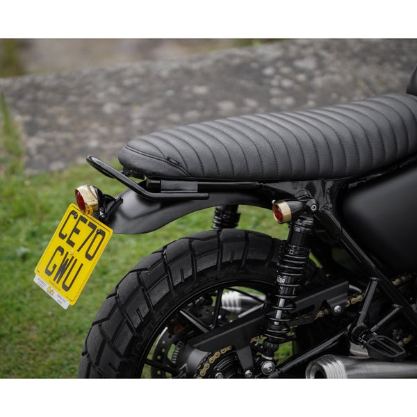 Motone Eldorado Tail Light + Fender Mount Kit - Brass Light/Black Brac