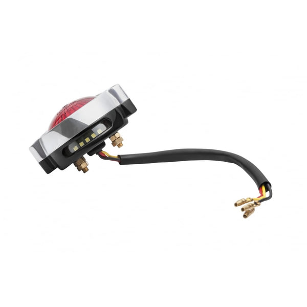 Motone Eldorado Tail Light - LED - Black/Polish