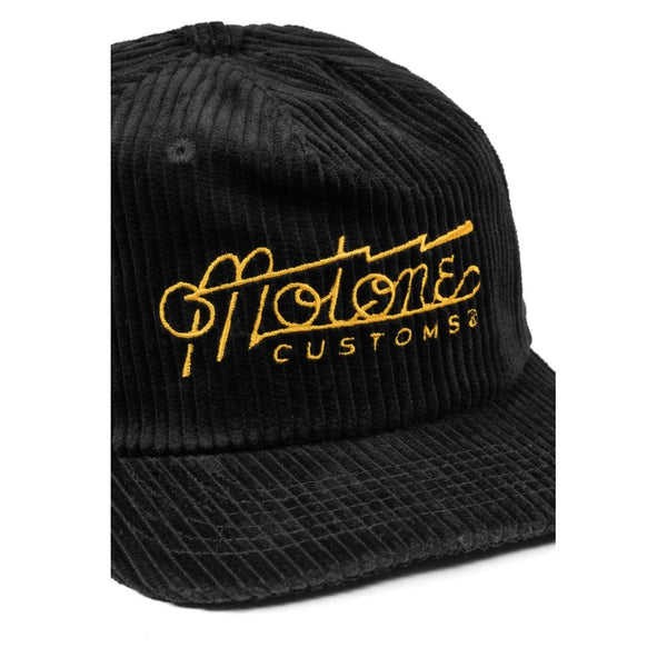 Motone ELECTRIC GOLD Cord Cap - Black