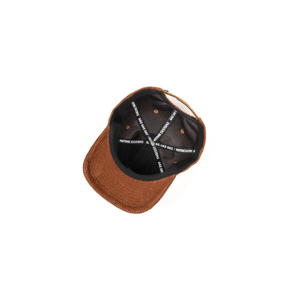 Motone ELECTRIC GOLD Cord Cap - Brown