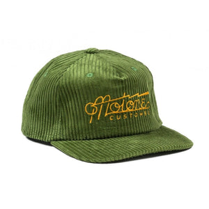 Motone ELECTRIC GOLD Cord Cap - Green