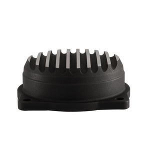 Motone Finned Carb Tops Contrast Cut Black - CARB VERSION