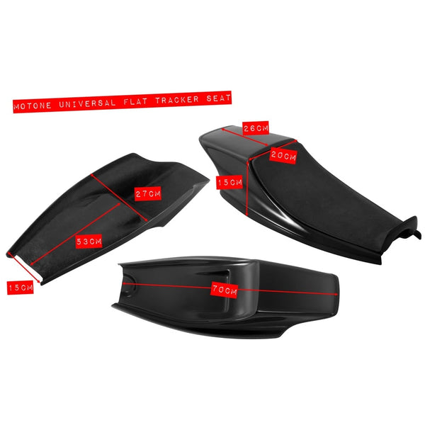 Motone Flat Tracker Custom Universal Seat Pan CB 500/550/650/750/BMW/H
