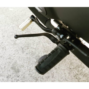 Motone Gear Shifter Lever End Peg - Ribbed - Brass