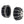 Motone Gemini - Black/Polish Bar End Finishers