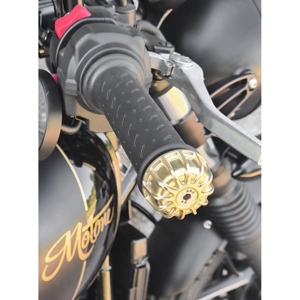Motone Gemini - Brass Bar End Finishers