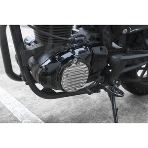 Motone Honda Engine Cover LHS - Ribbed - POLISH