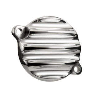 Motone Honda Engine Oil Cover - Ribbed - POLISH