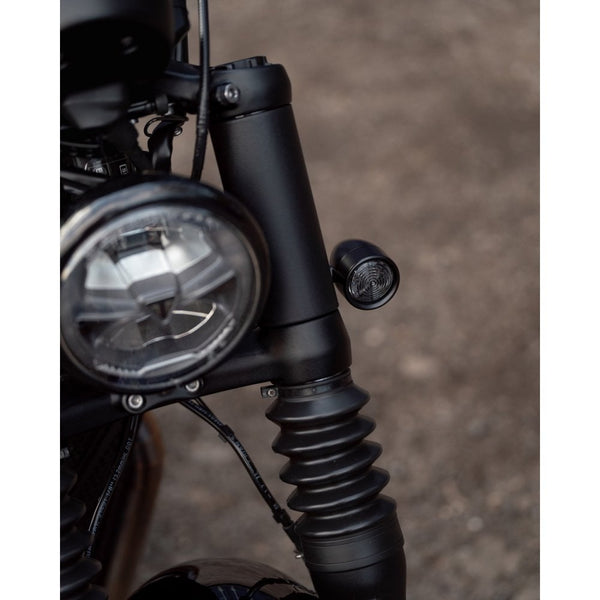 Motone ICON LED T/S BLACK Turn Signal/Indicator
