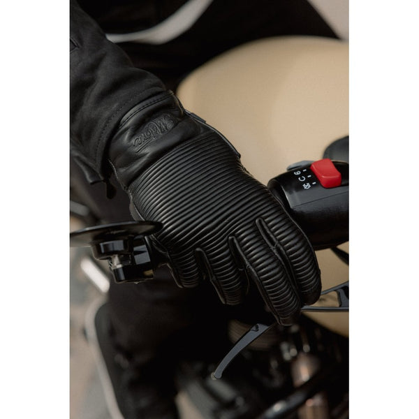 Motone JAEGER Gloves - Aniline Black - Large Size: Large