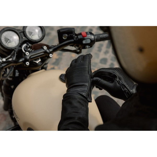 Motone JAEGER Gloves - Aniline Black - Large Size: Large