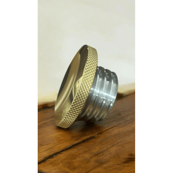 Motone JETSON Dished Low Profile Gas Cap - BRASS