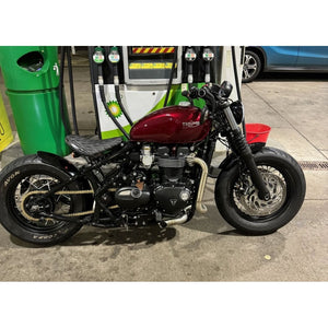 Motone Cobra Khan Seat - Full Diamond - Triumph Bobber