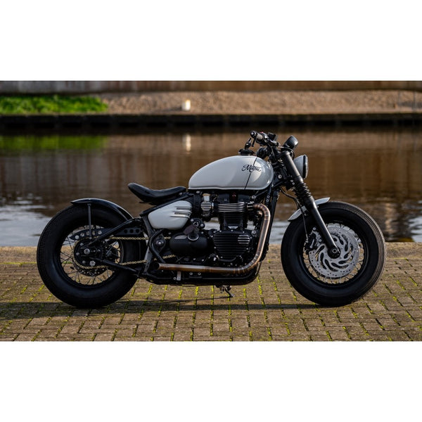 Motone Kaiser Cobra Seat Diamond Black Triumph Bobber