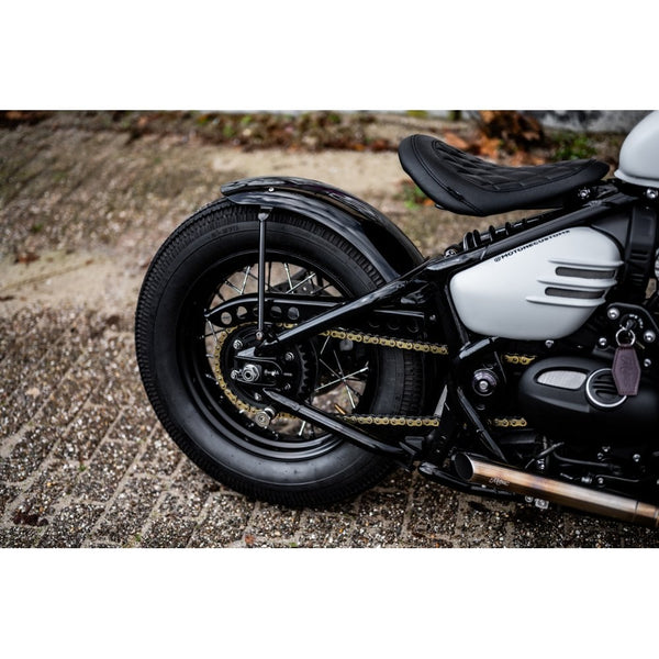 Motone Kaiser Cobra Seat Diamond Black Triumph Bobber