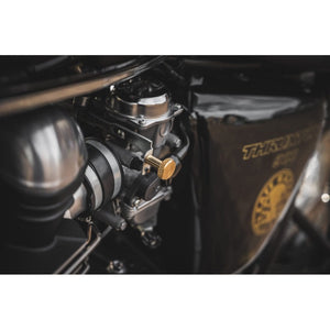 Motone Knurled Choke Knob - Brass