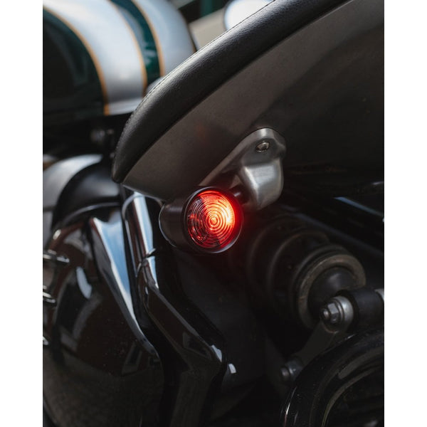 Motone Lamprey - Bobber Seat Light Mounts - Brushed