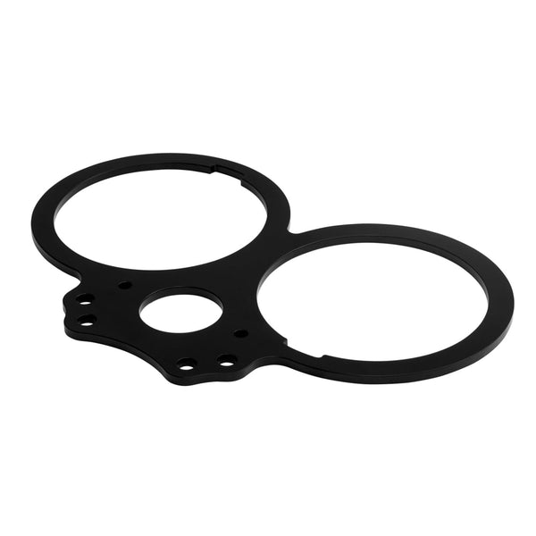 Motone Lay Flat Dash - Gauge - Speedo/Tacho Clock Mount + Ignition Rel