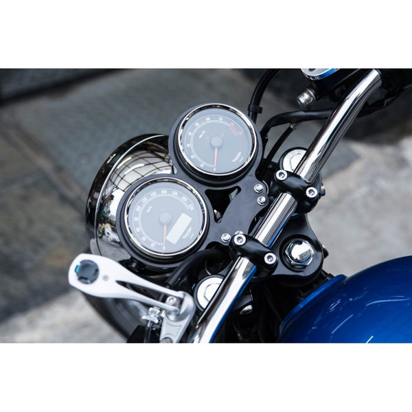 Motone Lay Flat Dash - Guage - Speedo/Tacho Clock Mount Bracket - VDO