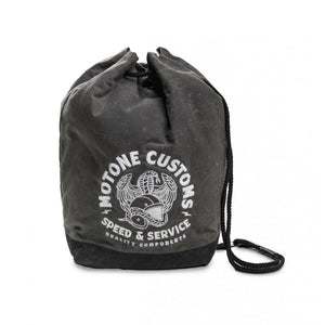 Motone LIDMASTER Helmet Bag - Lined - Quilted - Waxed Canvas