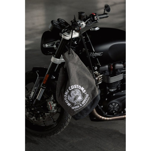 Motone LIDMASTER Helmet Bag - Lined - Quilted - Waxed Canvas