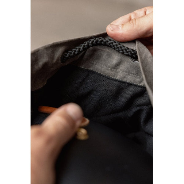 Motone LIDMASTER Helmet Bag - Lined - Quilted - Waxed Canvas
