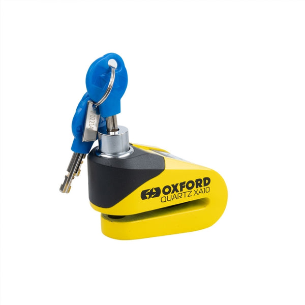 OXFORD Quartz XA6 Alarm Disc Lock Yellow/Black LK216