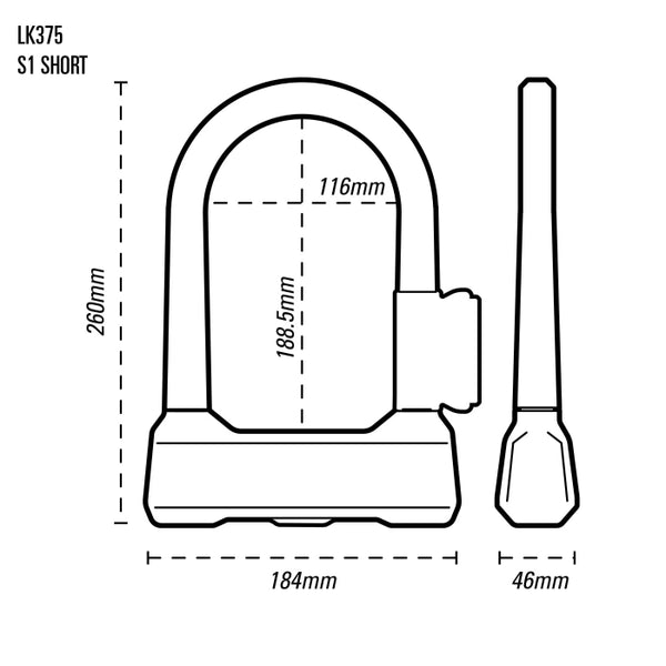 Oxford Grinder S1 U-Lock