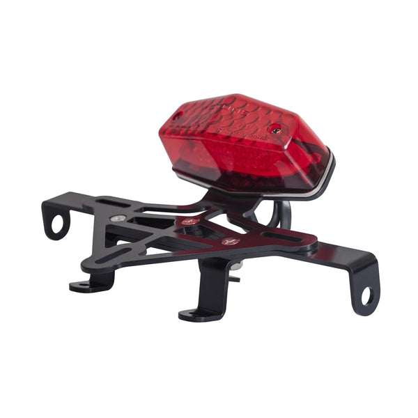Motone Lucas Tail Light - Rear Mudguard Bracket - Indicator Plate - Lo
