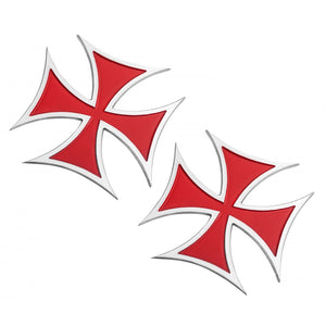 Maltese/Iron Cross - Red - Billet