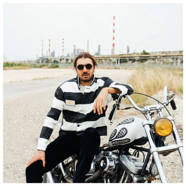 Kytone ~  Prisoner Jacket - Black/White
