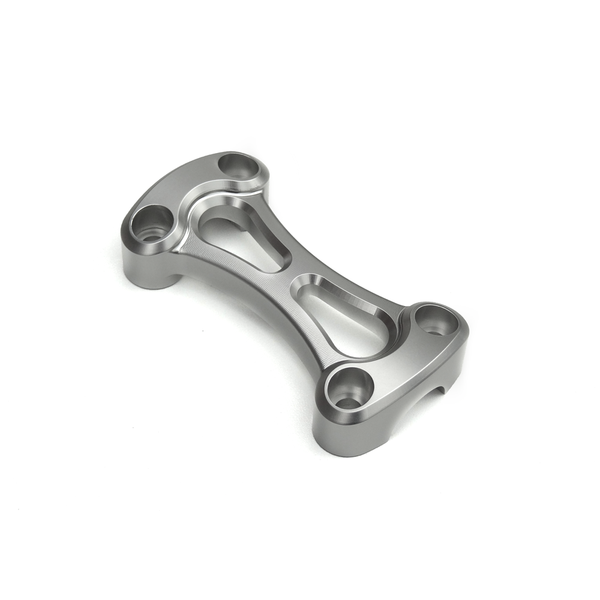 Motone Custom Top Riser Clamp Bridge Piece - for One Inch Bars - Silv