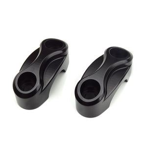 Motone Custom Top Riser Clamps - for One Inch Bars - Black