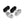 Motone Custom Top Riser Clamps - for One Inch Bars - Black