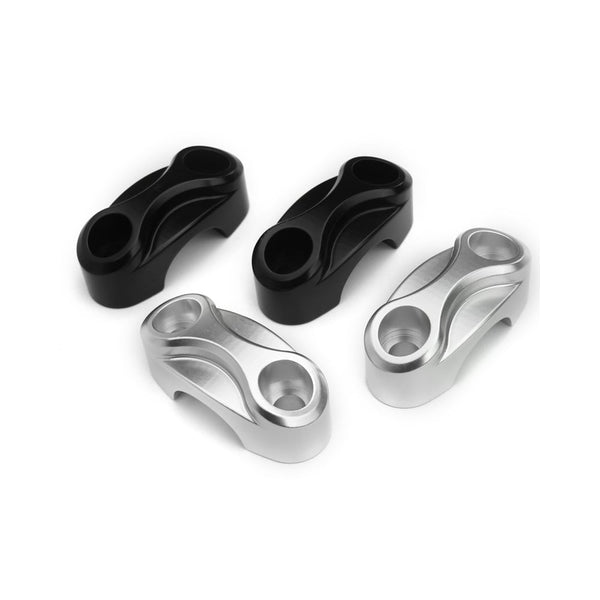 Motone Custom Top Riser Clamps - for One Inch Bars - Black