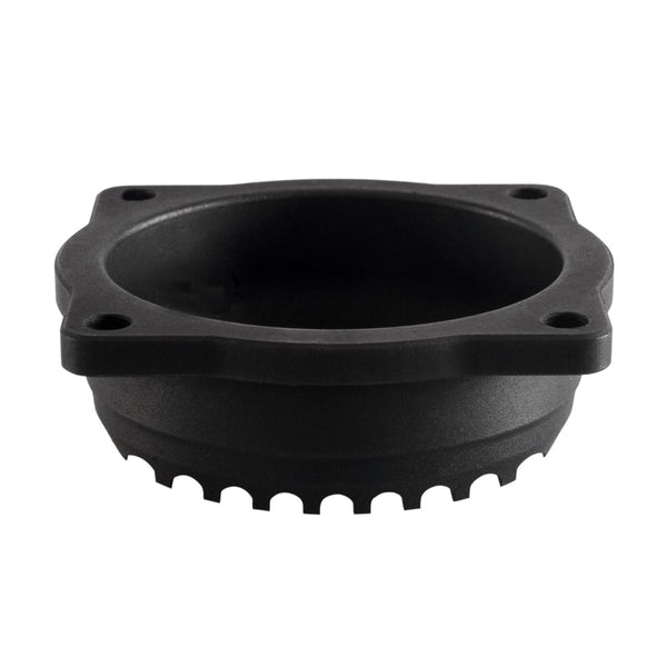Motone HD CV Finned Carb Top Lid - Finned- Contrast Cut - Black