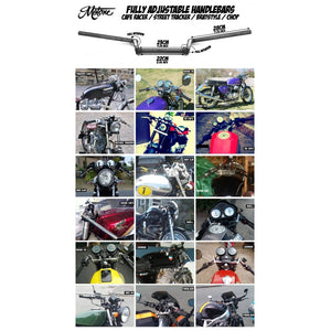 Motone Jota 2.0 POLISH Adjustable Handlebars - 22mm Diameter