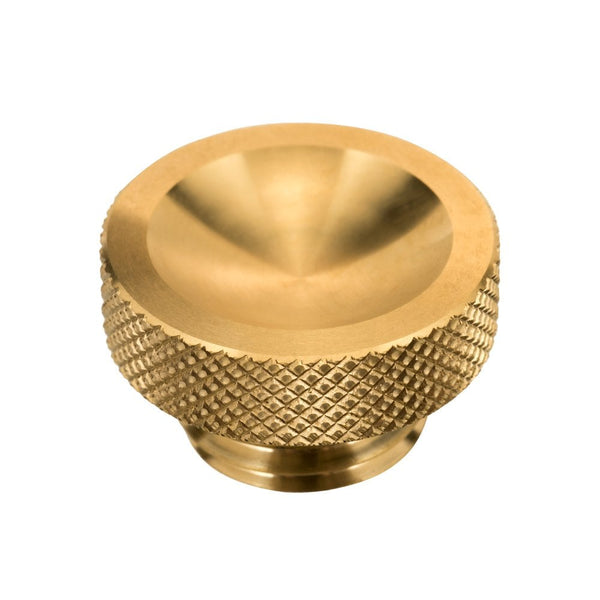 Motone PARABOLA BRASS - Engine Oil Filler Cap -DISHED - Black