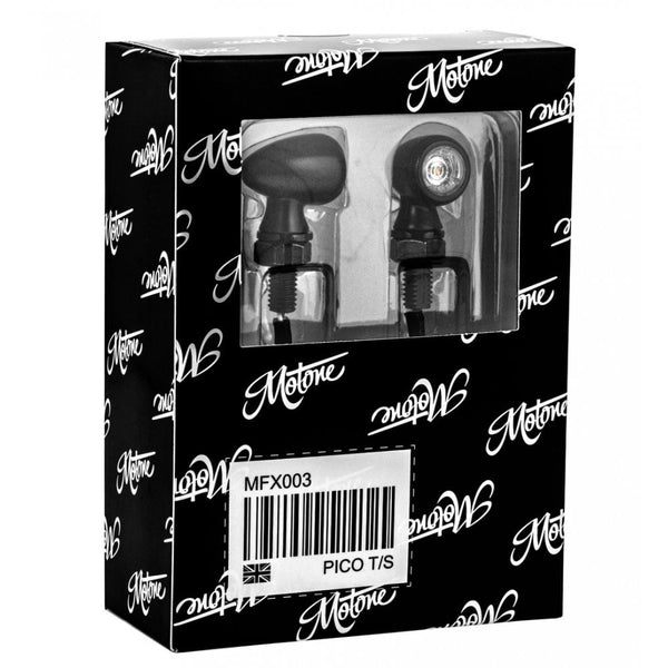 Motone PICO LED T/S BLACK Turn Signal/Indicator