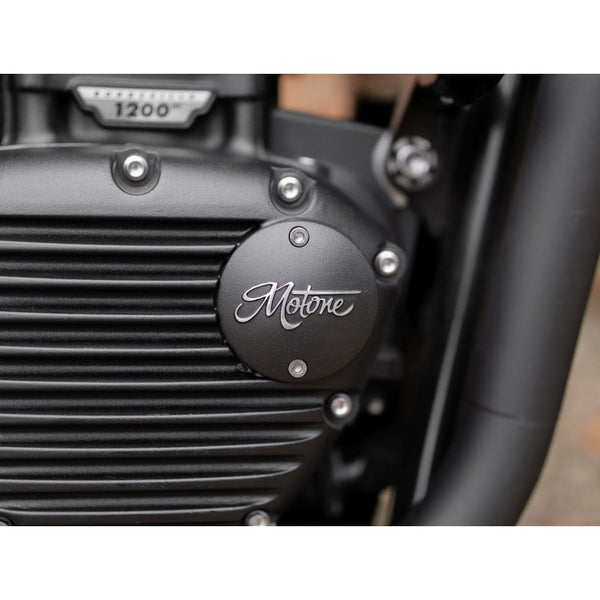 MOTONE logo Contrast Polished Black Points/ACG Engine Badge Cover Triu