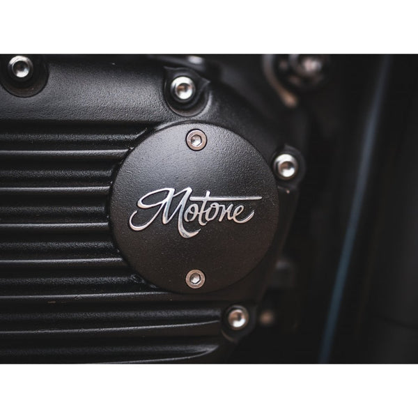 MOTONE logo Contrast Polished Black Points/ACG Engine Badge Cover Triu