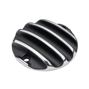 Motone Points ACG Cover - Ribbed - Black/Polished Rib Contrast Finish