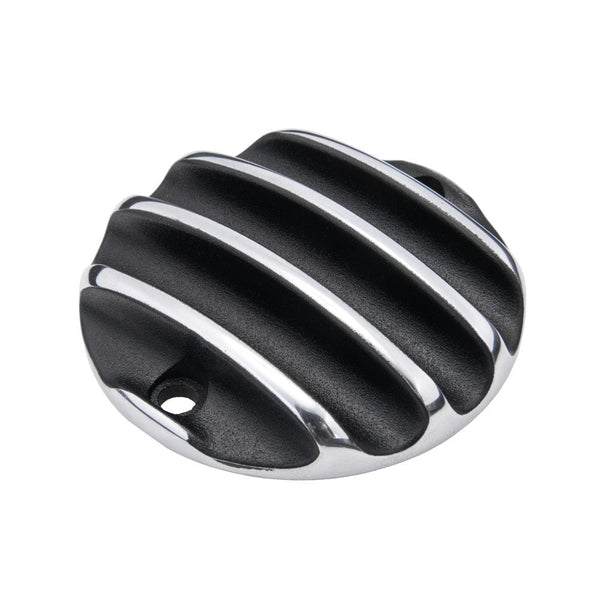 Motone Points ACG Cover - Ribbed - Black/Polished Rib Contrast Finish