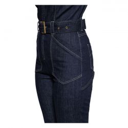 QUEEN KEROSIN MOTORWAY RIDERS DENIM OVERALL DARK BLUE - L