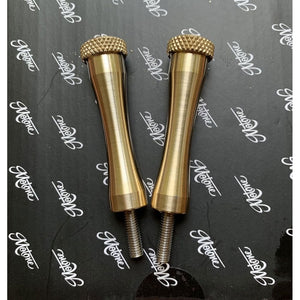 Motone XL Quick Release Aluminium Seat Bolts - Brass