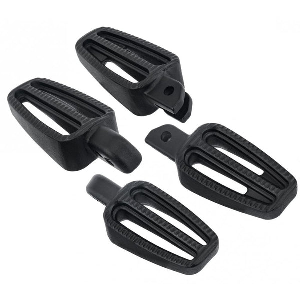 Motone Ranger Foot Pegs - Full Set Rider and Passenger Pegs - Black