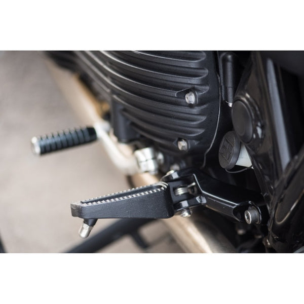 Motone Ranger Foot Pegs - Full Set Rider and Passenger Pegs - Black