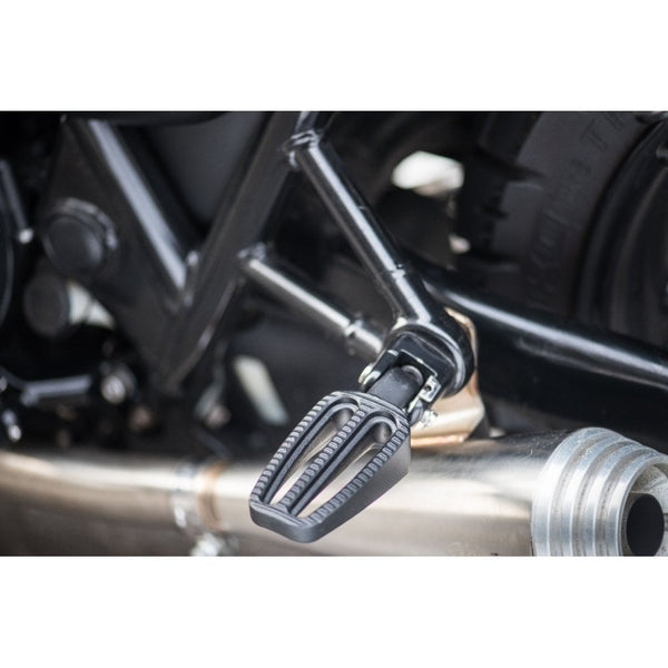 Motone Ranger Foot Pegs - Full Set Rider and Passenger Pegs - Black